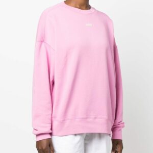 AUTRY~logo-print cotton sweatshirt
