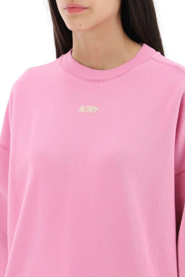 Autry logo-print cotton sweatshirt