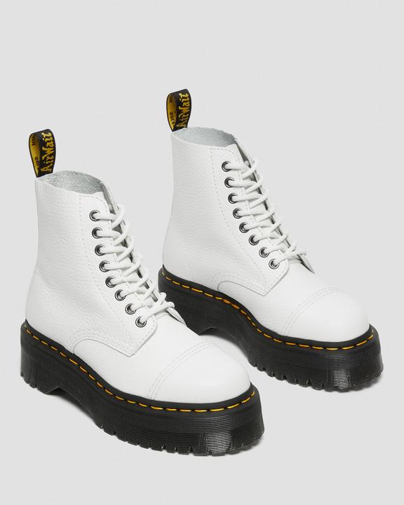 DR. MARTENS~SINCALIR MILLED PLATFORM boots