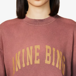 ANINE BING~Avi faded-wash organic-cotton T-shirt
