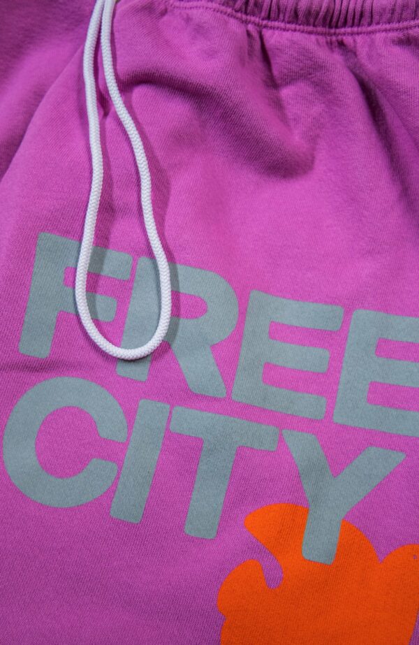 FREE CITY large sweatpant - pinklips