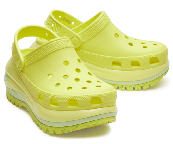 Crocs-Classic Mega Crush Clog-Acidity מגה Crush Clog 207988 קרוקס לנשים CROCS Women's Shoes