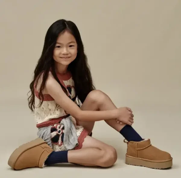 UGG-Kids Classic Ultra Mini Platform Boot Chestnut