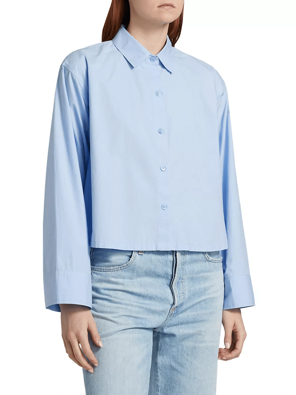 XIRENA-MONROE SHIRT BLUE SPRING