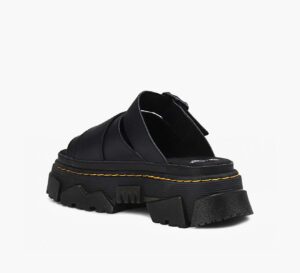 DR. MARTENS – MATTISON SLIDE SANDALS BLACK