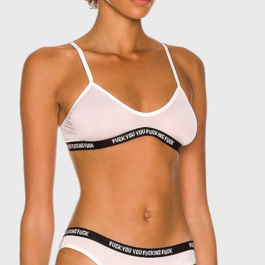 R13-CLASSIC BRALETTE WHITE