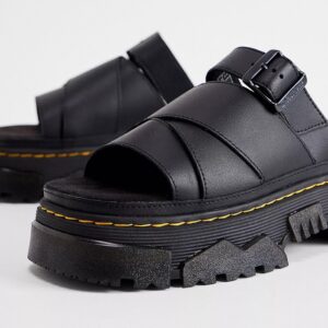 DR. MARTENS – MATTISON SLIDE SANDALS BLACK 40900001