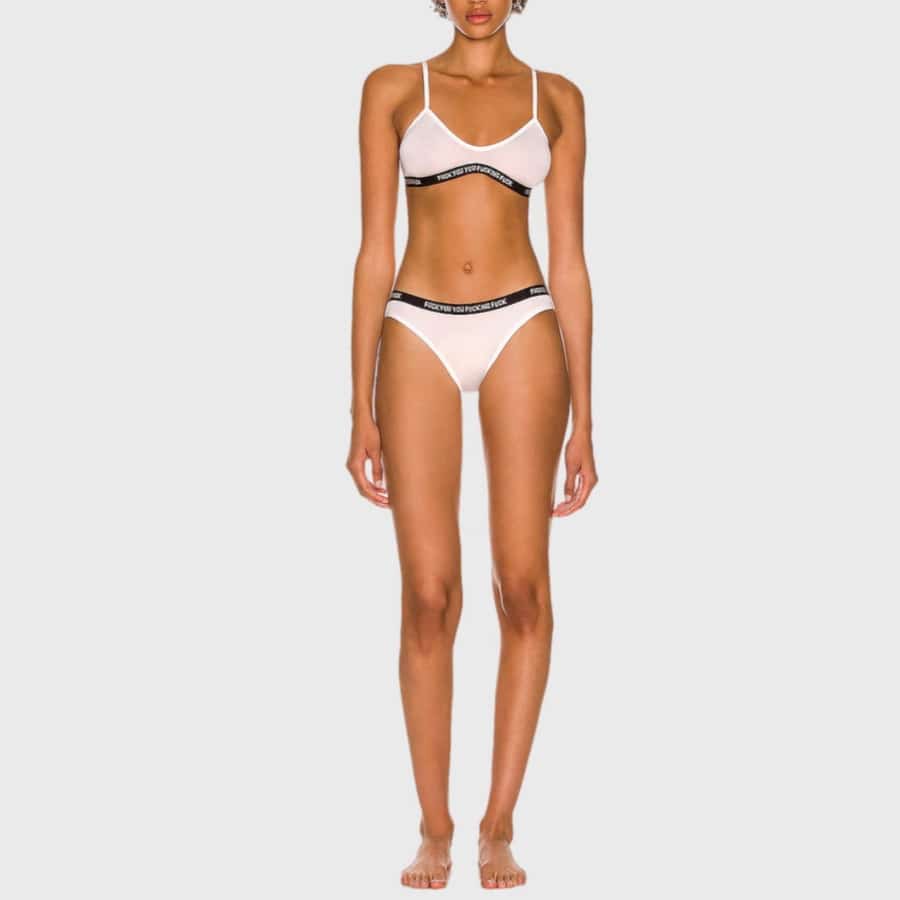 R13-CLASSIC BRALETTE WHITE