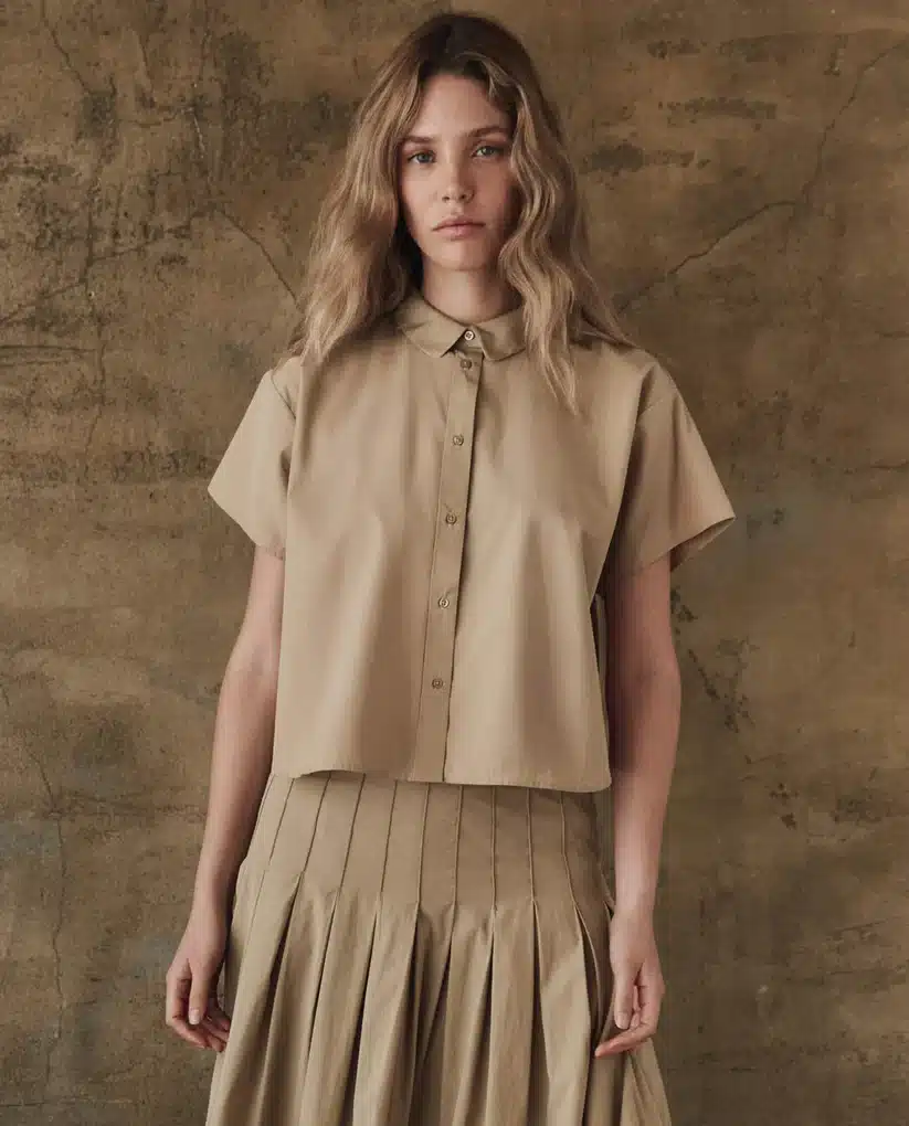 THE GREAT-THE VALOR TOP KHAKI