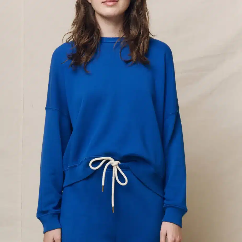 THE COLLEGE SWEATSHIRT BRIGHT COBALT