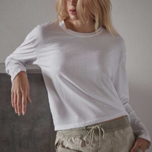 JAMES PERSE-VINTAGE BOXY TEE WHITE