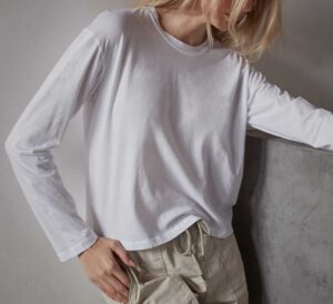 JAMES PERSE-VINTAGE BOXY TEE WHITE