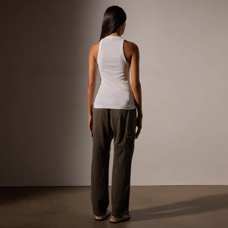 JAMES PERSE-SUNSET TANK White Style: WNL3625