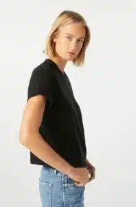 AMO- BABE TEE BLACK