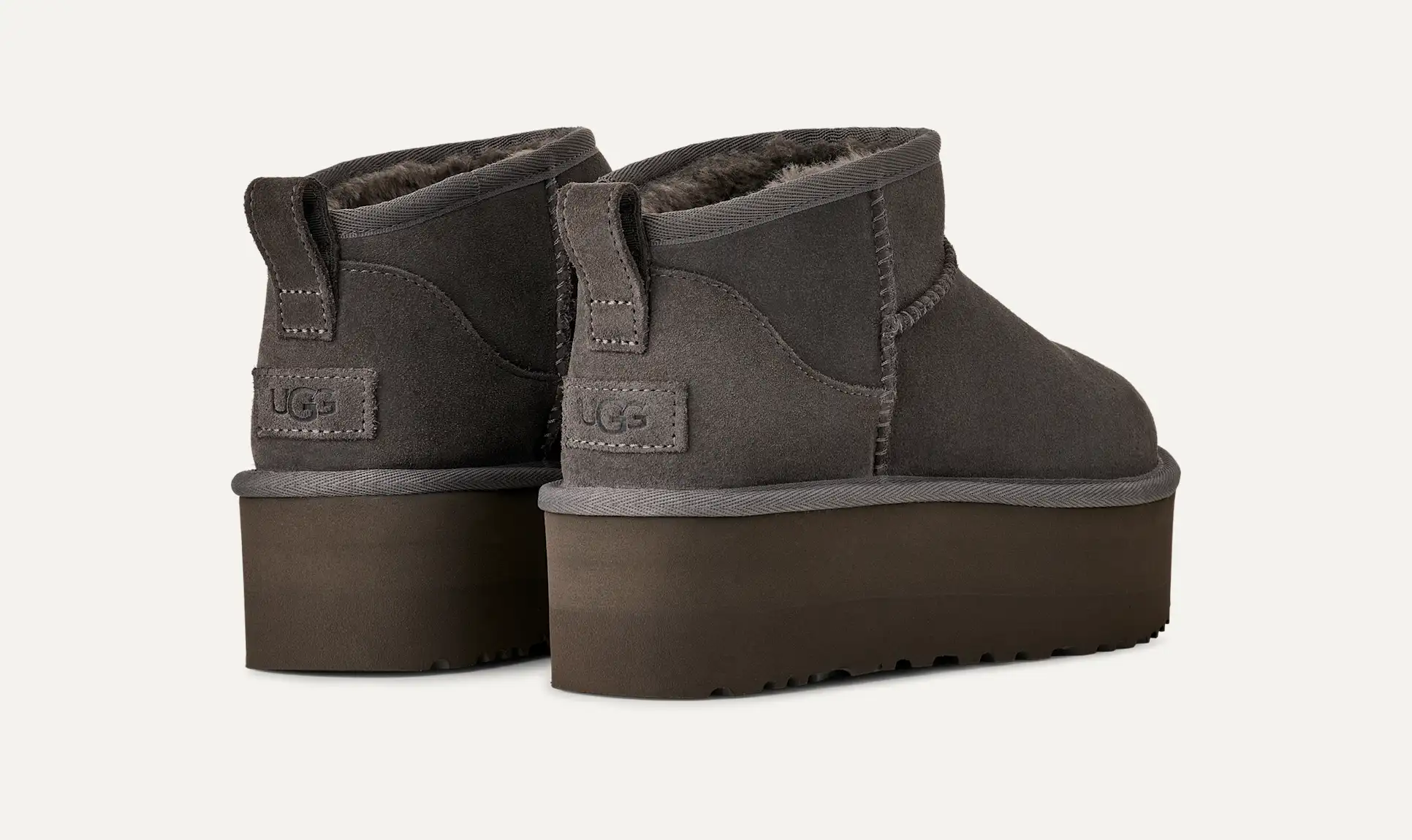 UGG – Classic Ultra Mini Platform Charcoal
