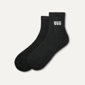 UGG-Quinlin Logo Quarter 2 Pack White Black