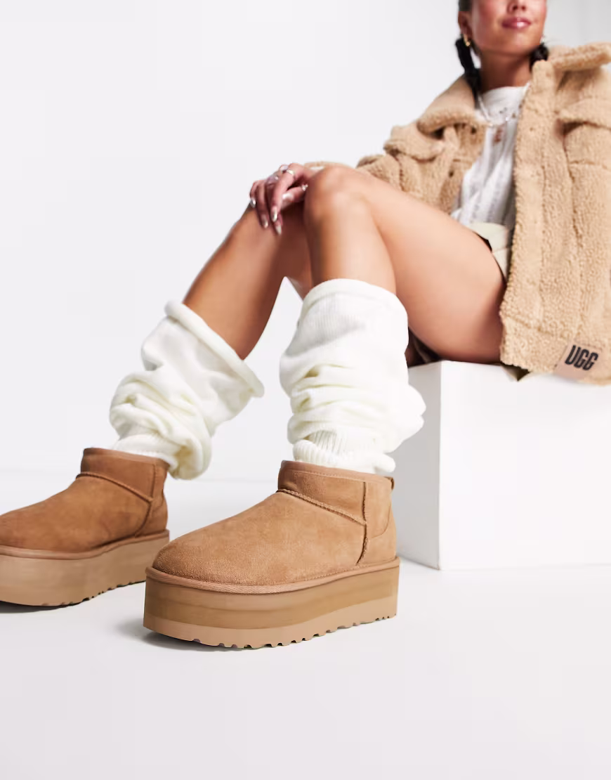 UGG Classic Ultra Mini Platform Chestnut