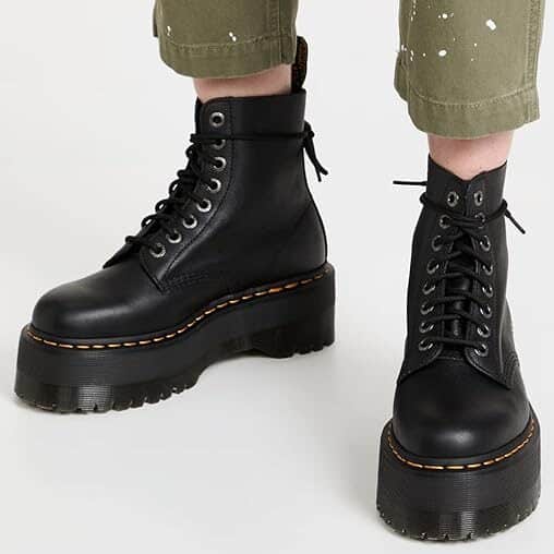 DR.MARTENS-1460 Pascal Max 8 Eye Boot Black