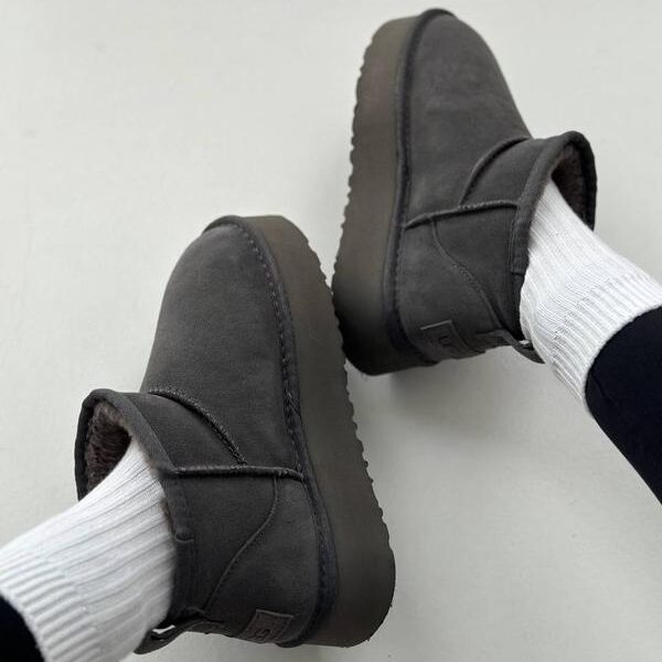 UGG – Classic Ultra Mini Platform Charcoal
