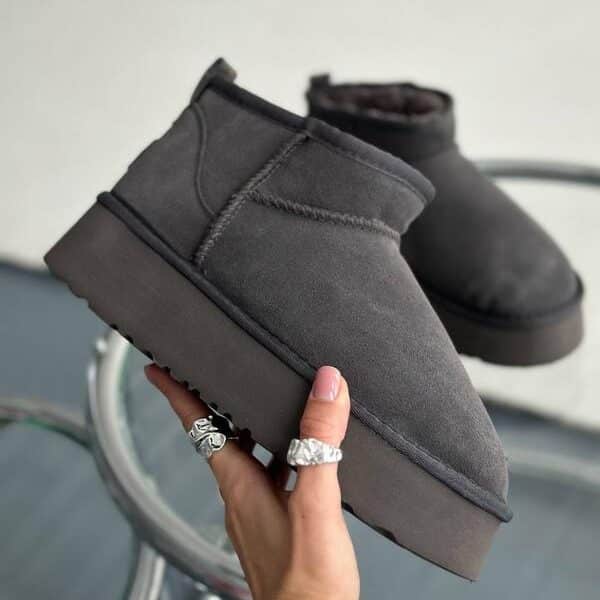 UGG – Classic Ultra Mini Platform Charcoal