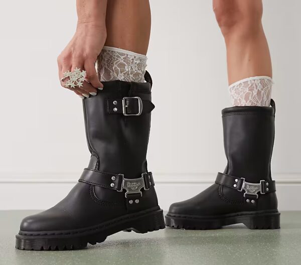 DR.MARTEN-Anistone Hi Pull On Boot Black