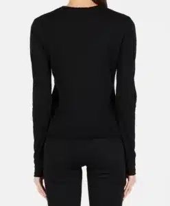 COTTON CITIZEN-STANDARD LONG SLEEVE SHIRT JET BLACK