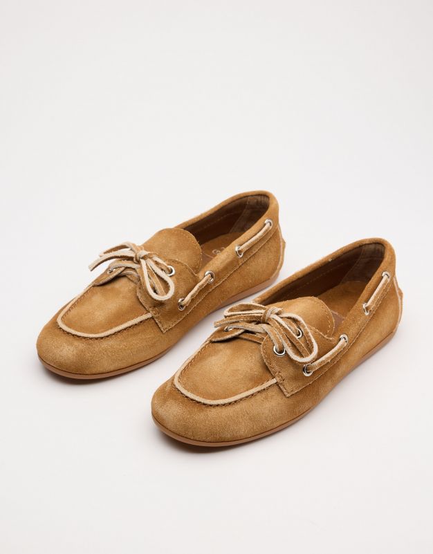jeffery campbell-Yachting Day Boat Tan Suede