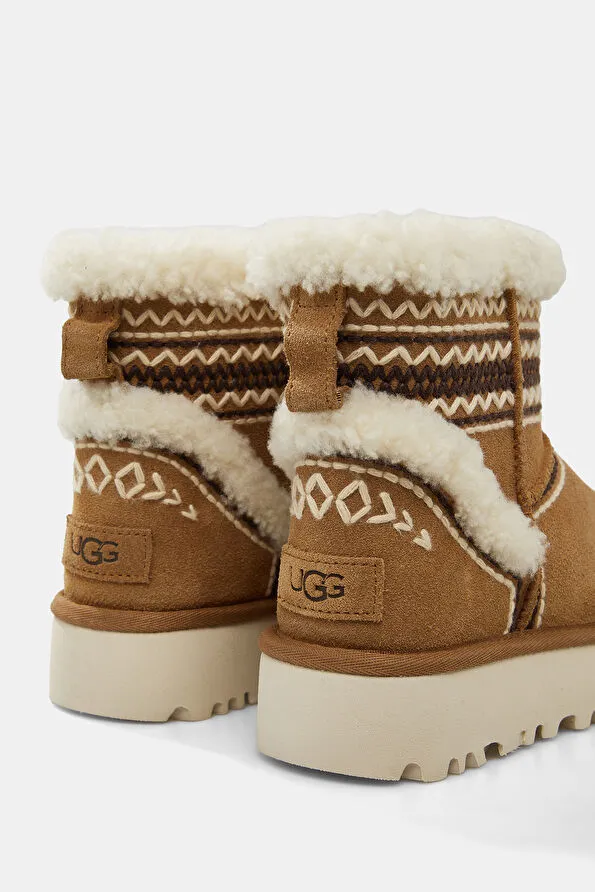 UGG-Womens Classic Mini Atherson Boots Chestnut