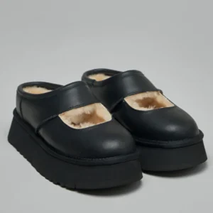 UGG-BEA LEATHER MARY JANE BLACK
