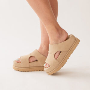 UGG-GOLDENSTAR HI CUTOUT SLIDE SANDAL SAND 1175132-SAN