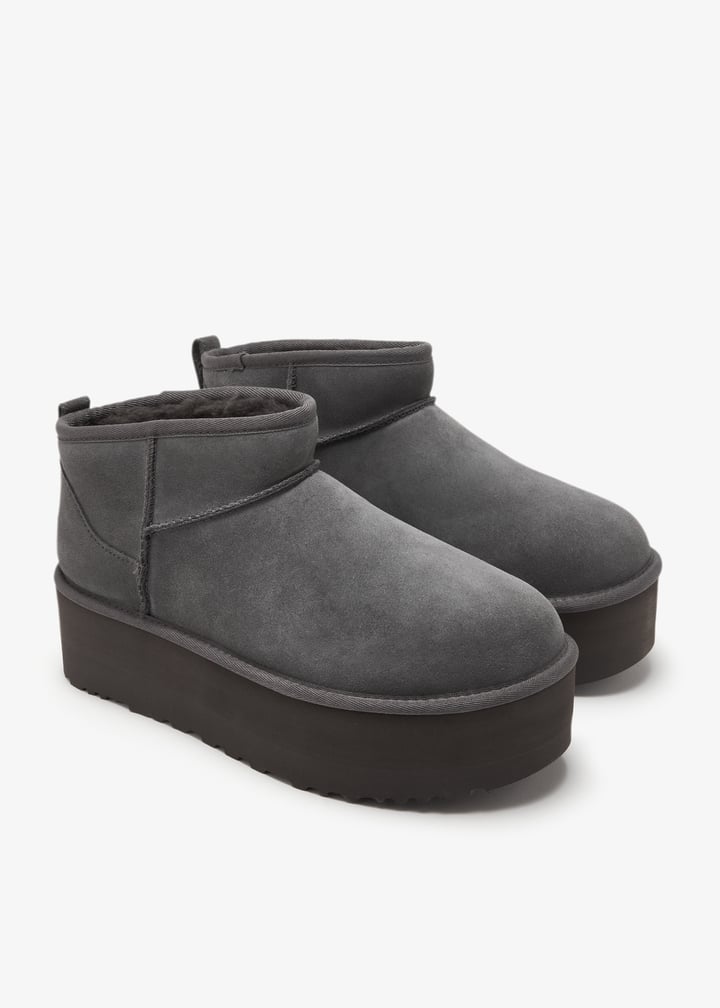 UGG-Classic Ultra Mini Platform Charcoal