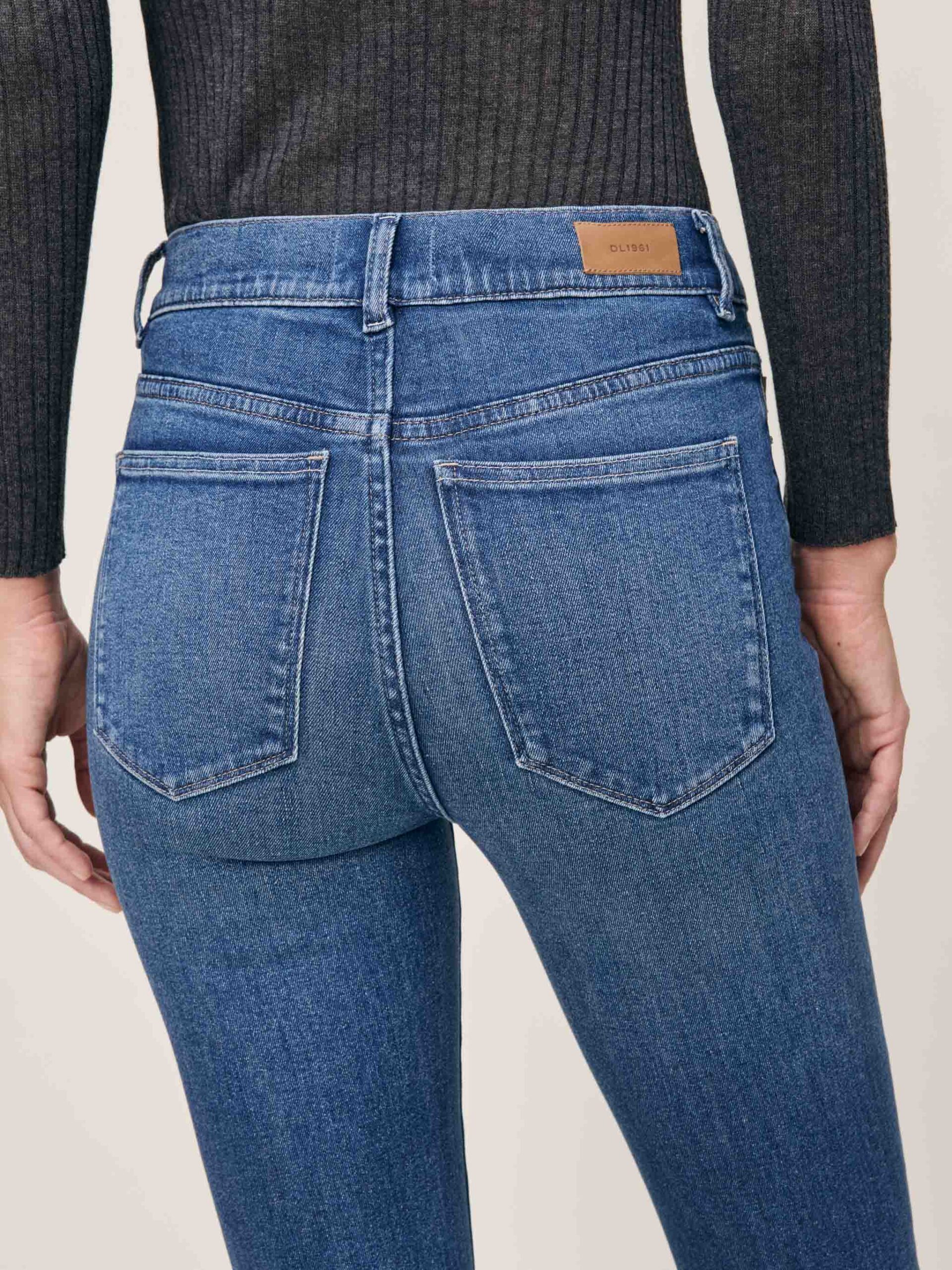 DL1961-Bridget Boot High Rise Instasculpt 33" Jeans Oceanside