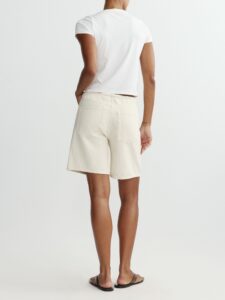 DL1961-SIENNA LOW SLUNG RELAXED SHORTS ECRU AURA