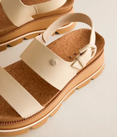 REEF-VISTA LUXE LIAH SANDAL WHITE TAN CJ7375