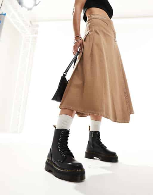 DR.MARTEN-Jadon III 8 Eye Boot Black