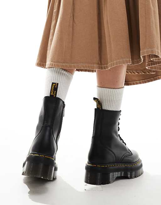 DR.MARTEN-Jadon III 8 Eye Boot Black