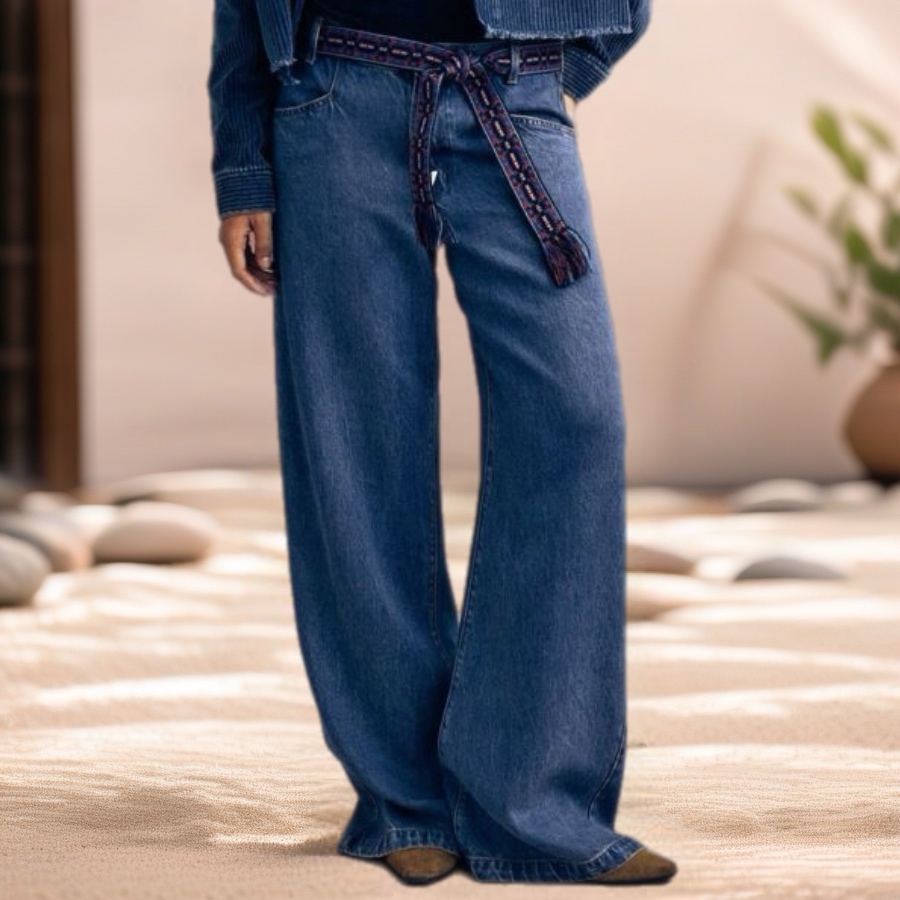 XIRENA-Voyage Blue Nixon Denim Pant