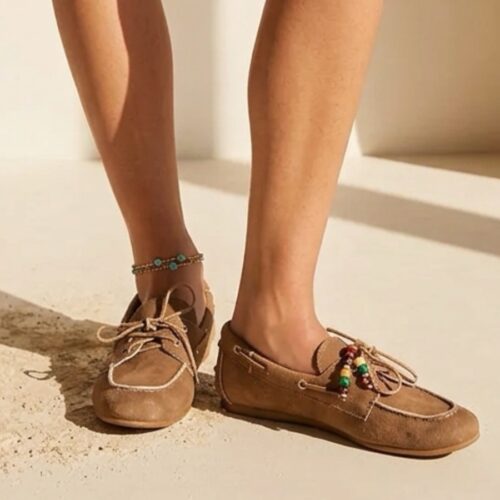 jeffery campbell-Yachting Day Boat Tan Suede