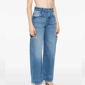 ICON DENIM-POPPY ECO WIDE LEG JEANS Deep Ocean