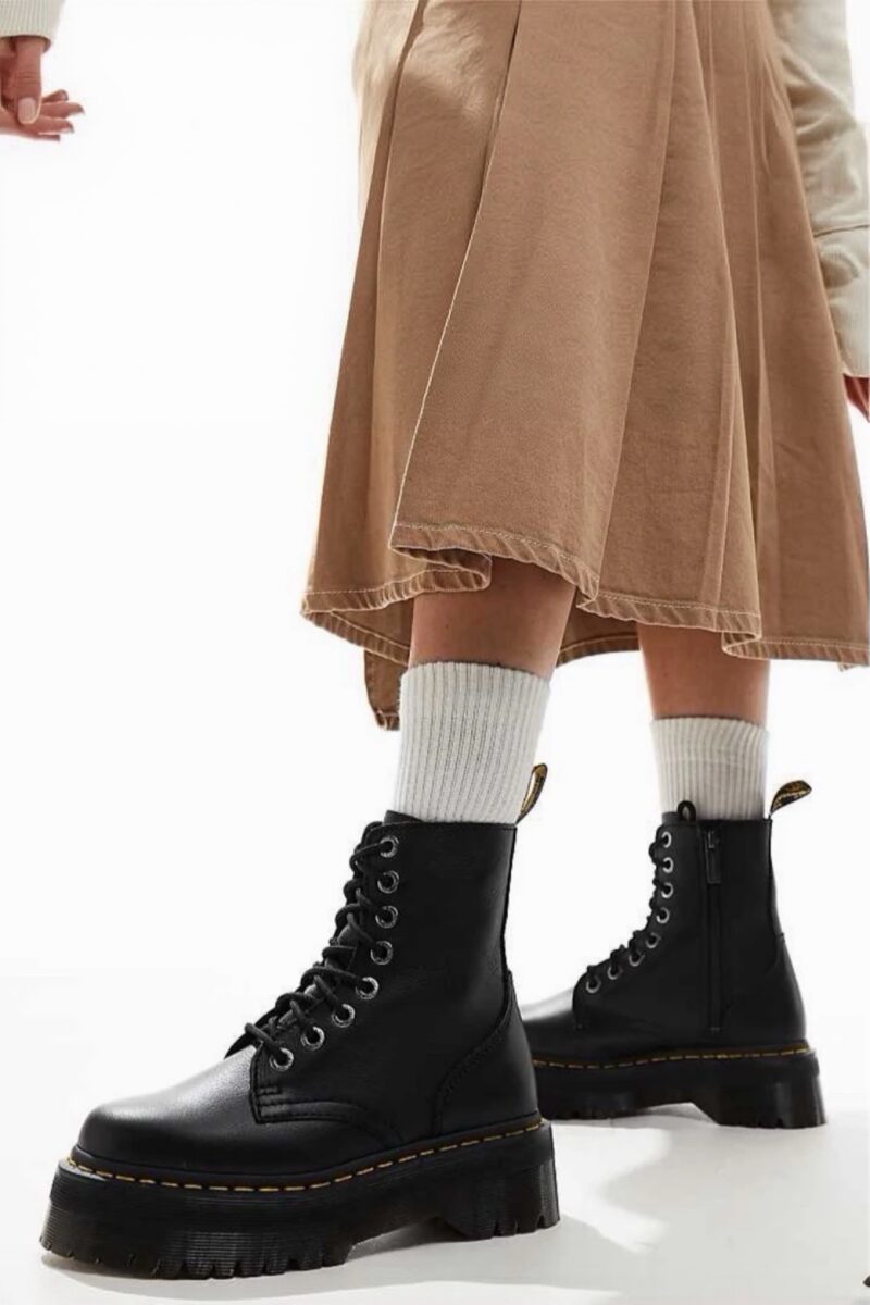 DR.MARTEN-Jadon III 8 Eye Boot Black