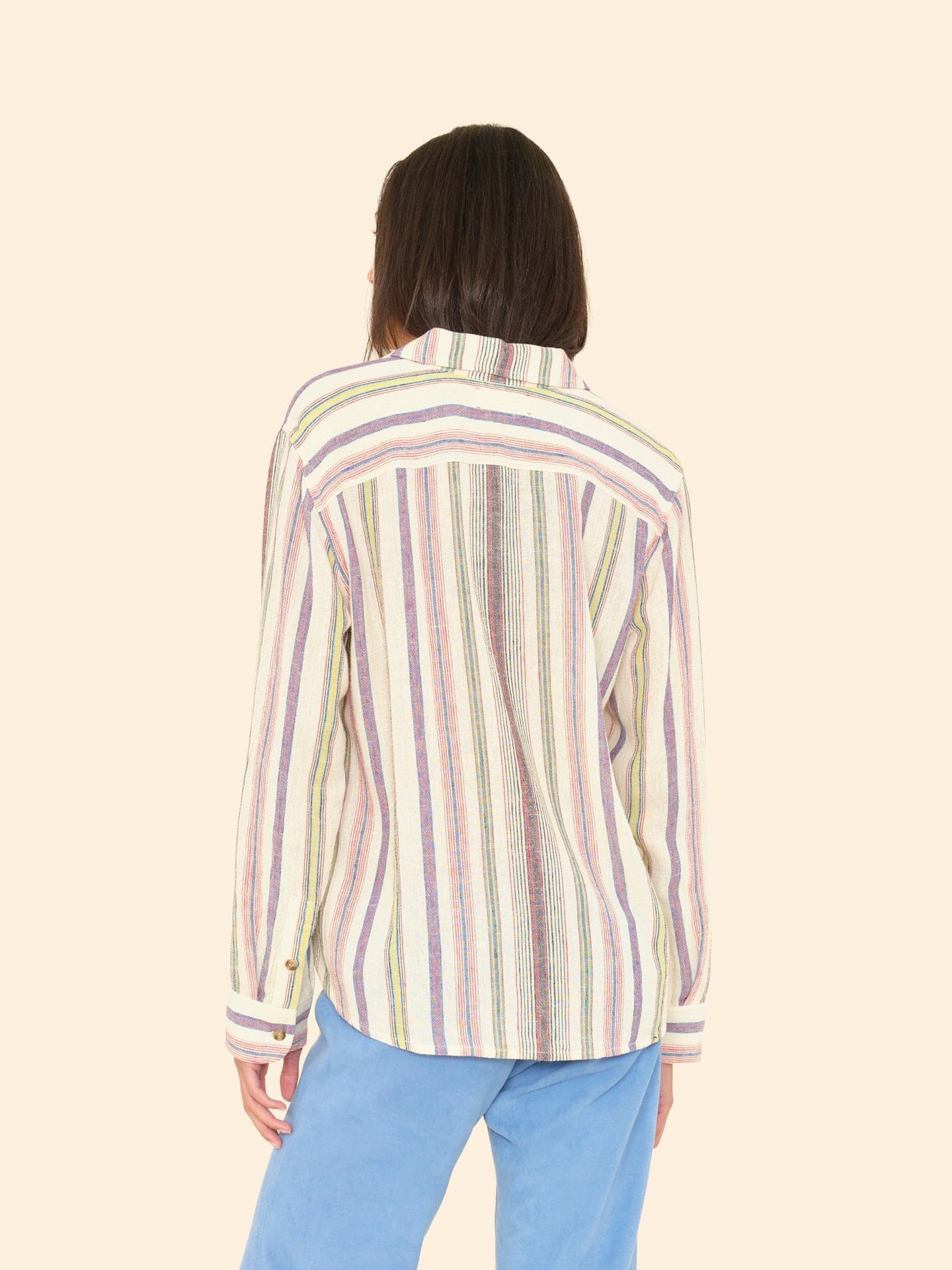 XIRENA-MARCEL STRIPE SHIRT TROPEZ