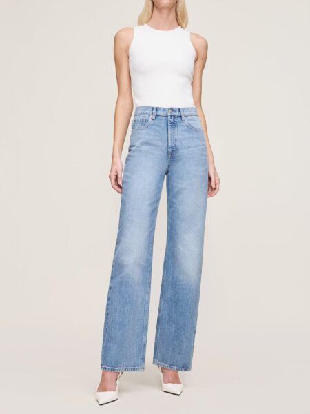 DL1961-Karmine Refined Wide Leg High Rise 28" Vintage Light