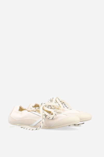 PURAAI-LIZARD LUNAR SILK SNEAKERS VANILLA PU802L-002
