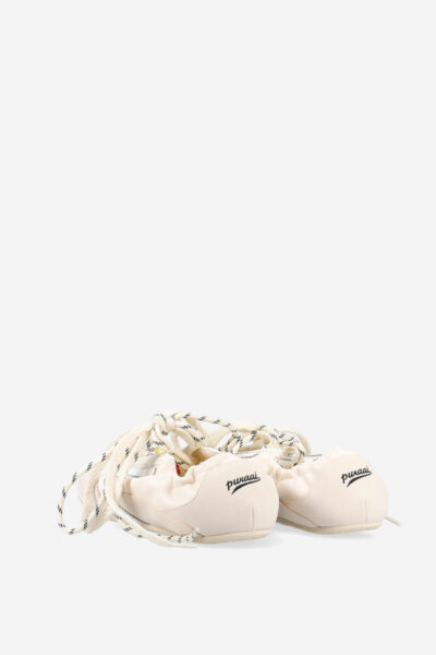 PURAAI-LIZARD LUNAR SILK SNEAKERS VANILLA PU802L-002