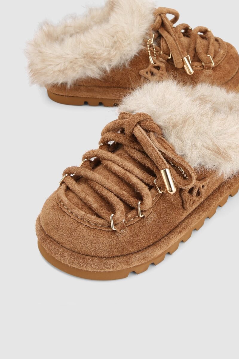 NAKED WOLFE-HARLOW TAN SUEDE
