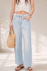 DL1961-TAYLOR RELAXED JEANS POOLSIDE AURA
