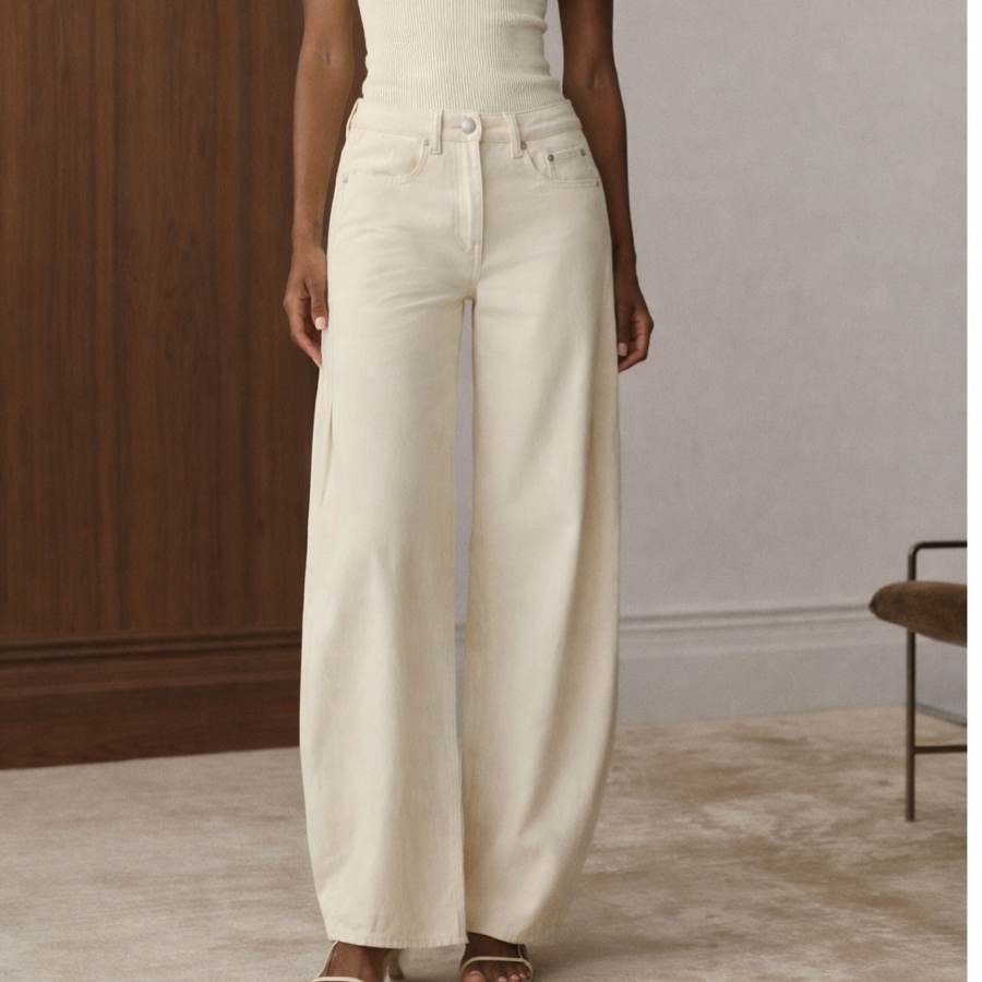 DL1961-RORI HORSESHOE JUTE JEANS FLAX
