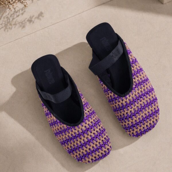 FLOWZE-FLÒ ROPES MULE PURPLE TERRACOTTA