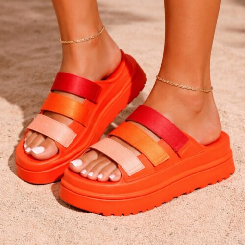 UGG – WOMEN'S GOLDENGLOW SLIDE RED PEPPER MULTI 1167430RDPP