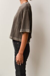 COTTON CITIZEN-TOKYO CROP TEE VINTAGE ALPINE